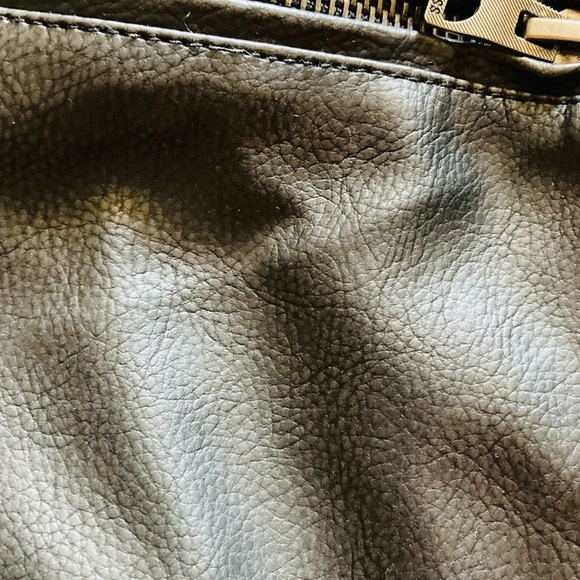 GUESS Faux Leather Hooded Moto Jacket - Picture 12 of 14